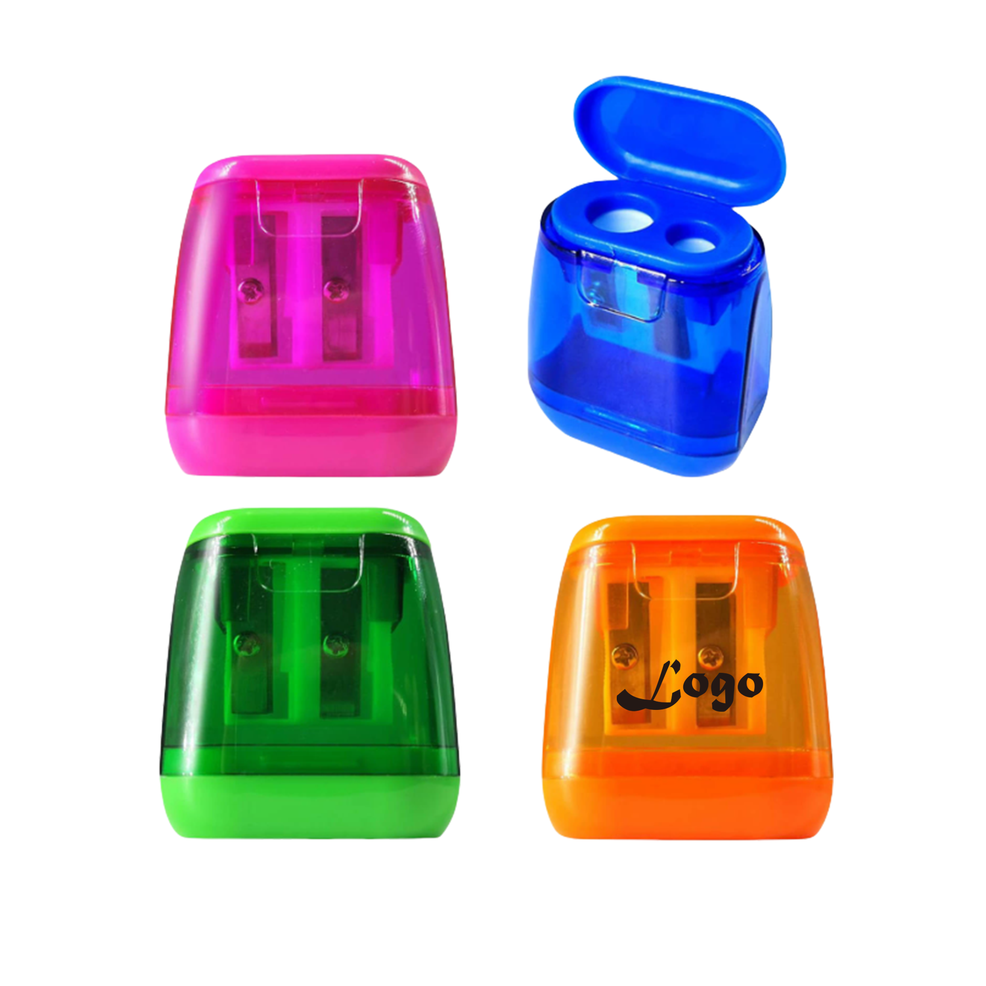 Dual Holes Handheld Pencil Sharpener MOQ100 1