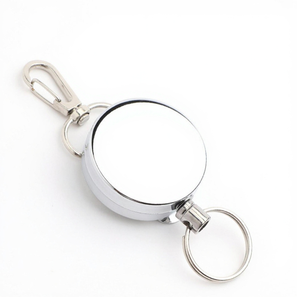 Heavy Duty Metal Badge Reel with Belt Clip for Outdoors 2