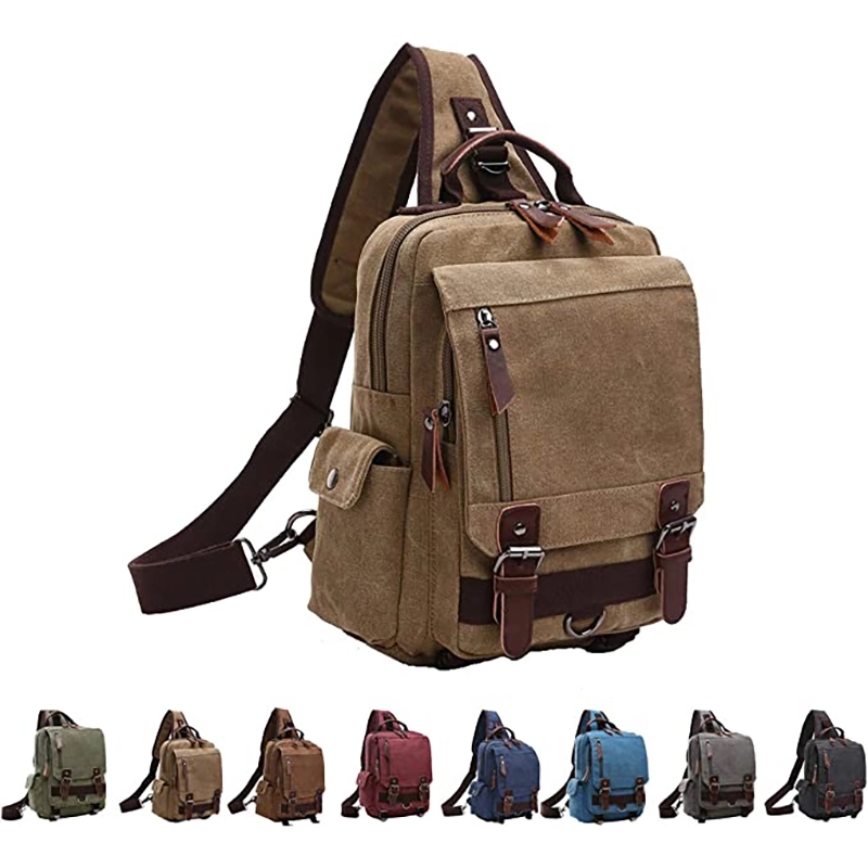 Canvas Messenger Shoulder Bag 5