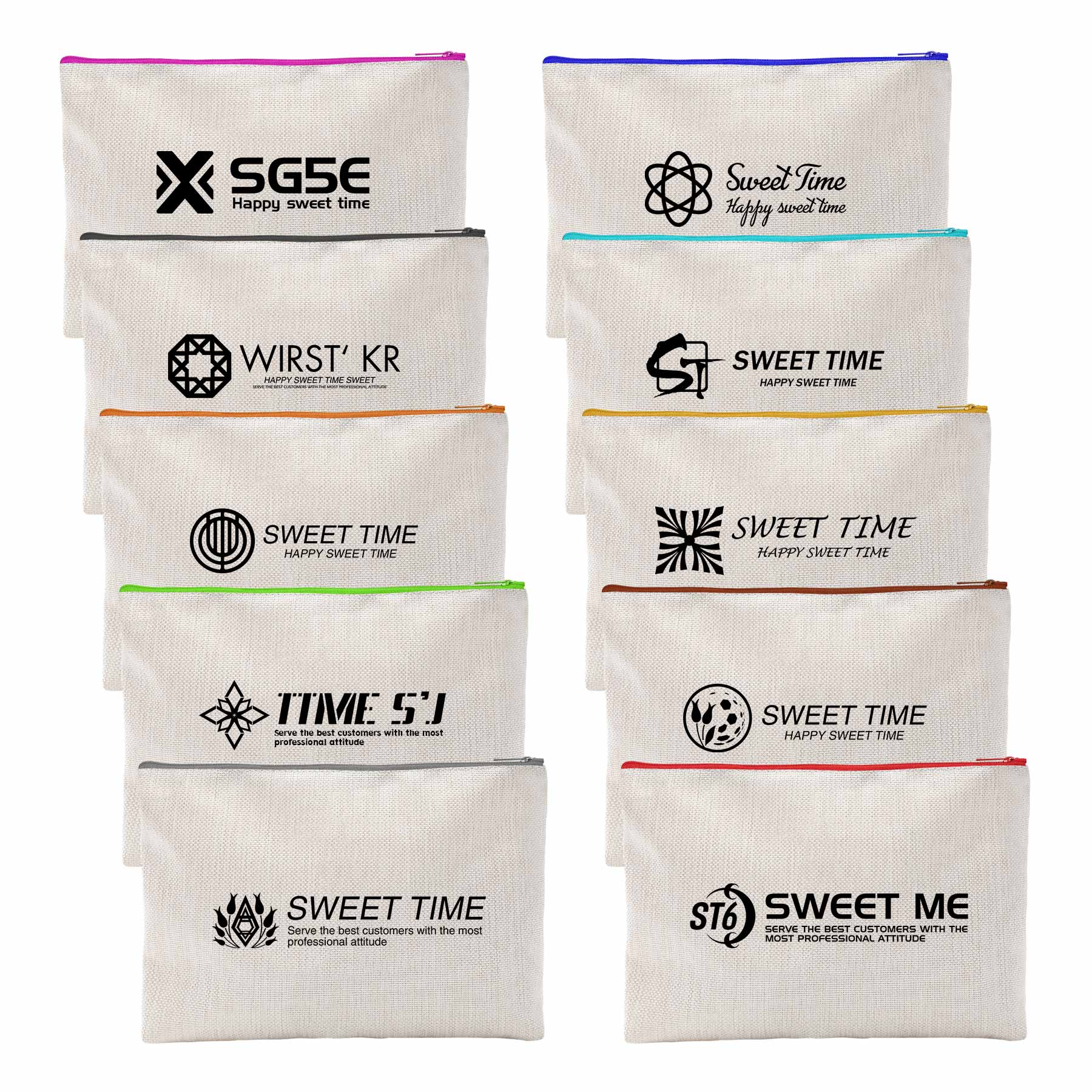 Canvas Zipper Pencil Case 1