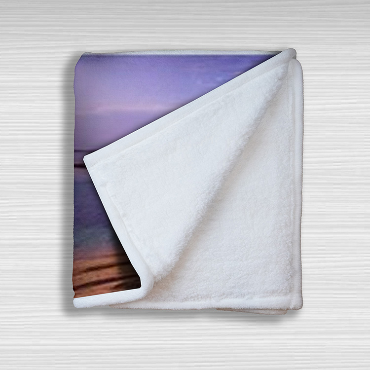 "CORDOVA" Sherpa 88" x 104" Blanket - Full Color 11