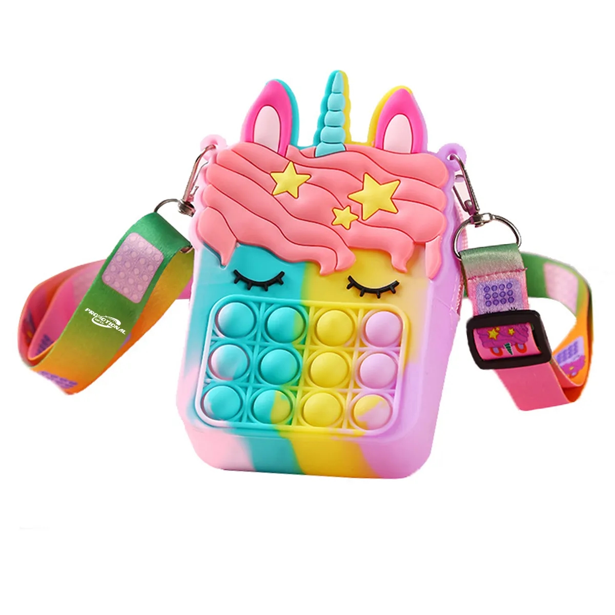 Unicorn Pop Shoulder Bag Fidget Backpack Toys Holiday Gifts 2