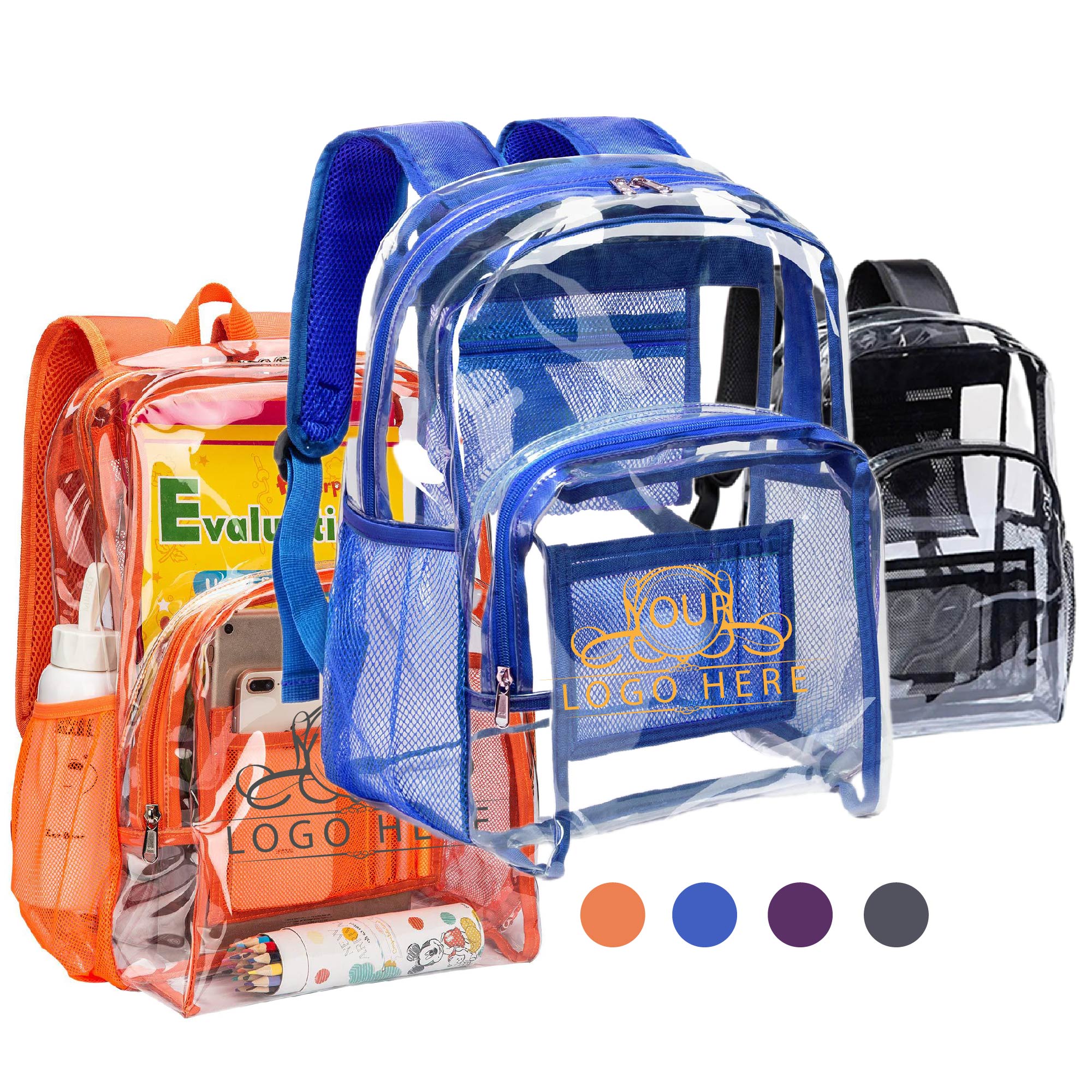Heavy Duty Clear Backpack 2