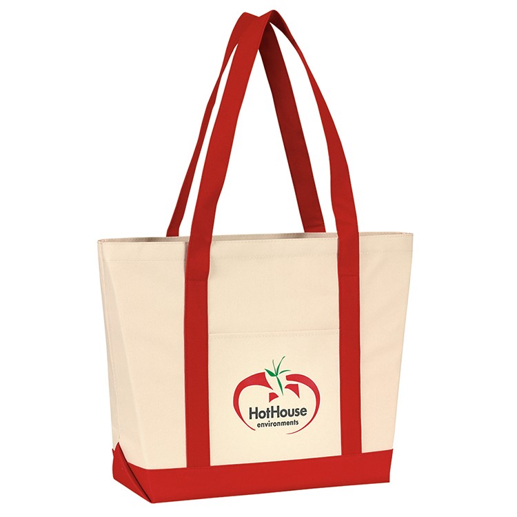 Two-Tone Carry-All Tote, custom tote bag with logo imprint 9