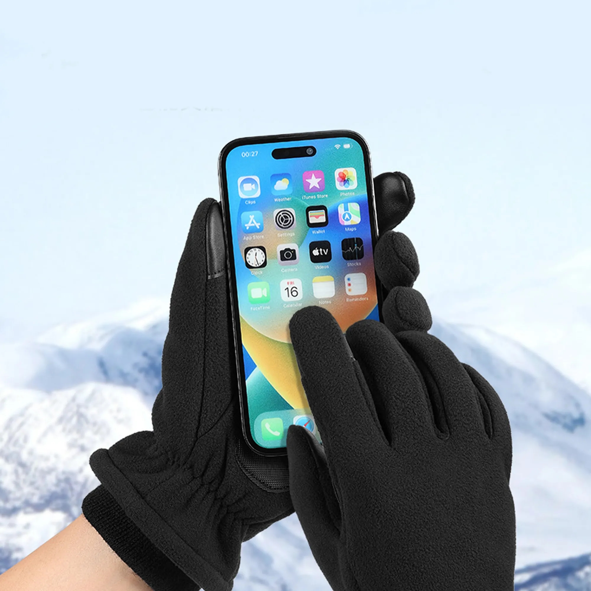 Outdoor Sports Waterproof Warm Gloves 8