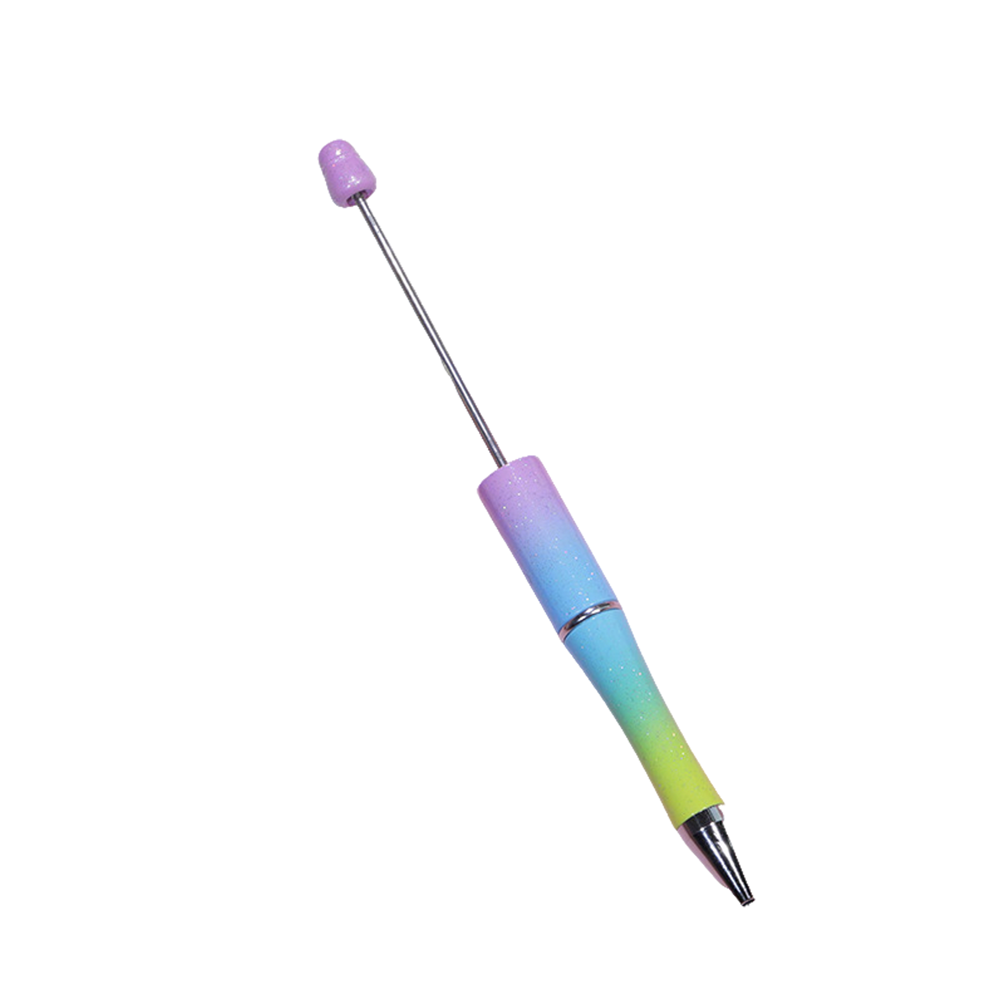 Plastic Metal Creative Ballpoint Pen For Do It Yourself Bead Attachment 2