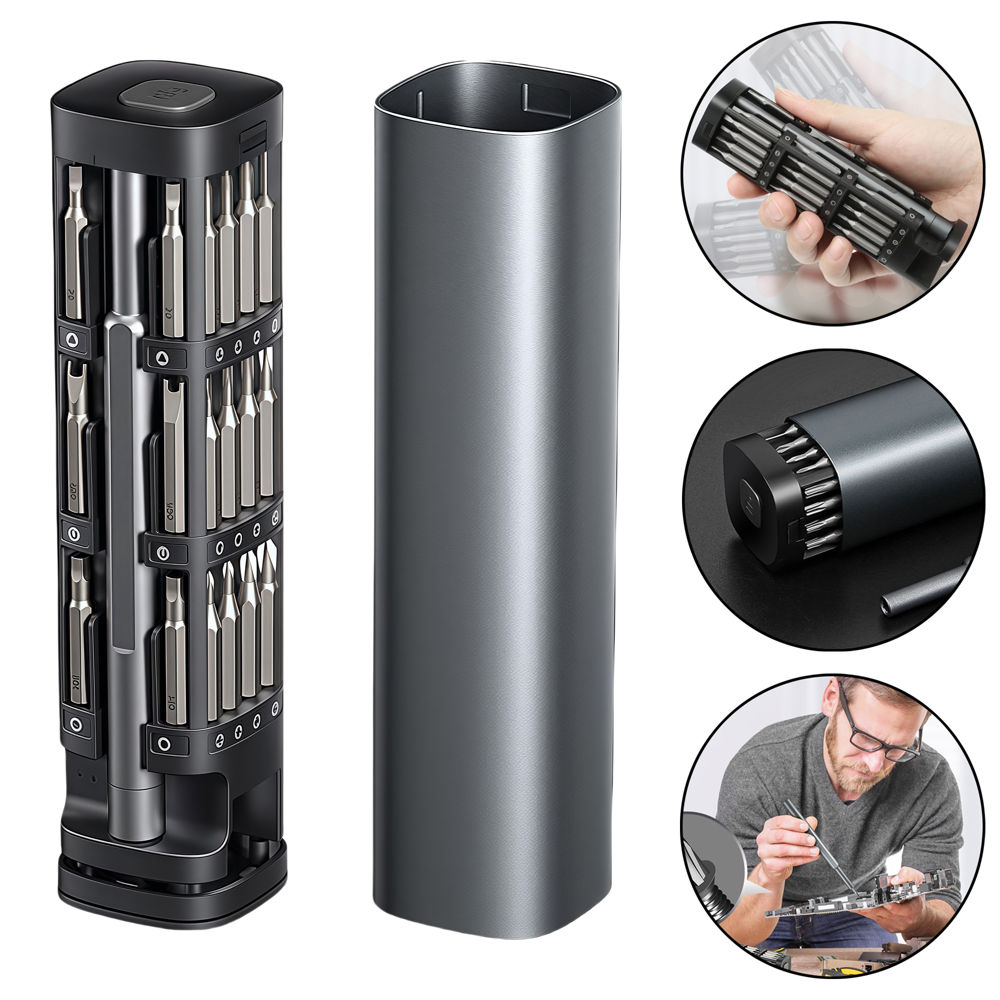 46-in-1 Screwdriver Set with Magnetic Storage Case 3
