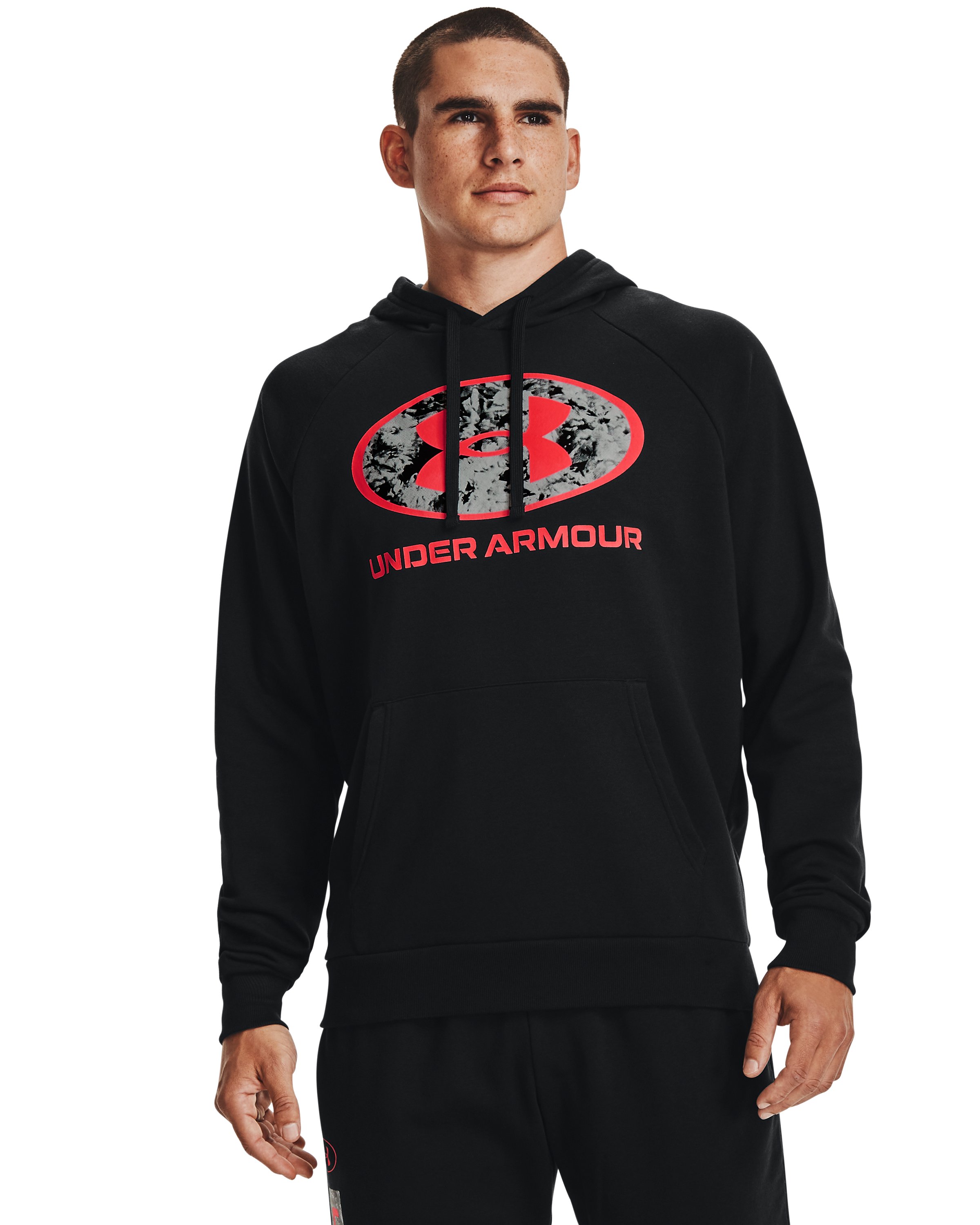 Men's UA Rival Fleece Cloud Fill Hoodie, custom hoodie or sweatshirt with logo imprint 2