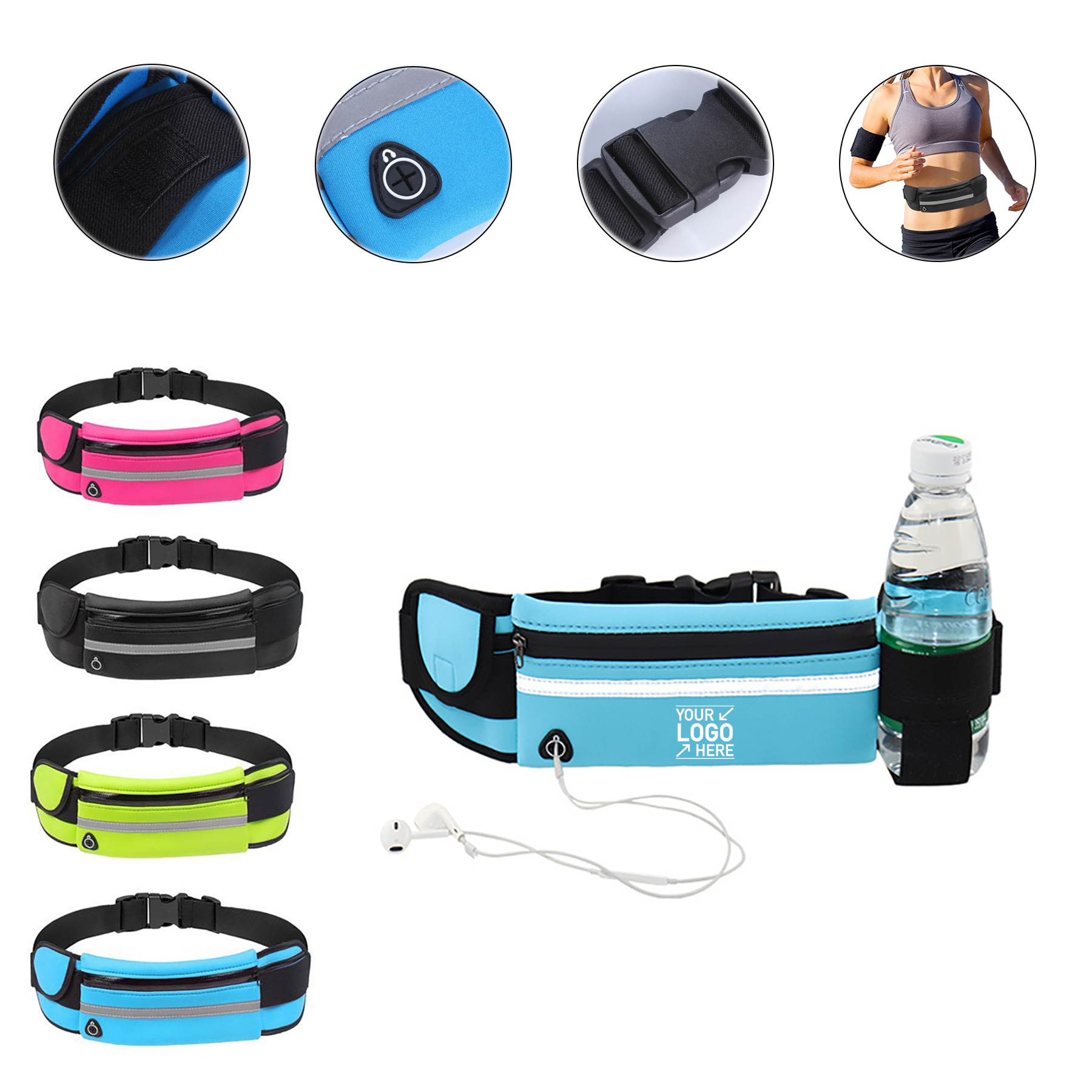 Outdoor Stretch Sports Waist Bag 1