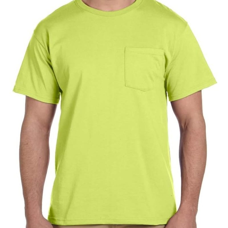 Jerzees 5.6 Oz., 50/50 Heavyweight Blend™ Pocket T-Shirt 7