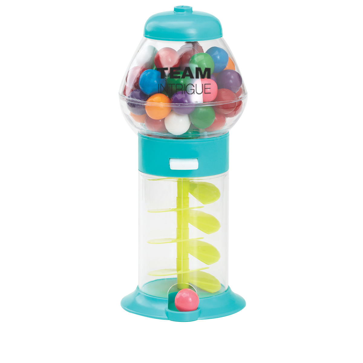 7 1/4" Assorted Color Mini Gumball Machine