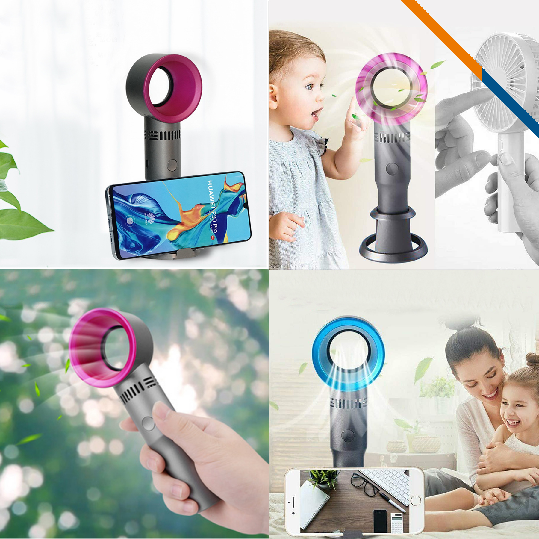 SoloCool Mini Bladeless Handheld Fan 4