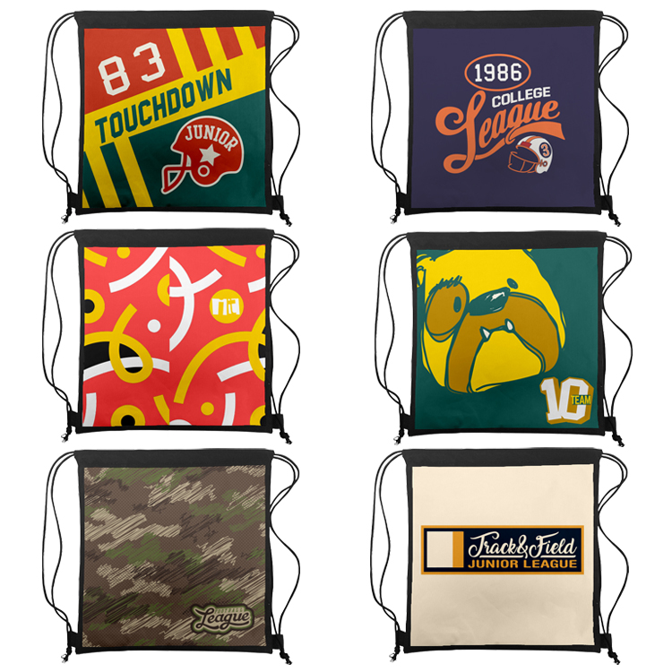 Economy Sublimated Drawstring Pack 11