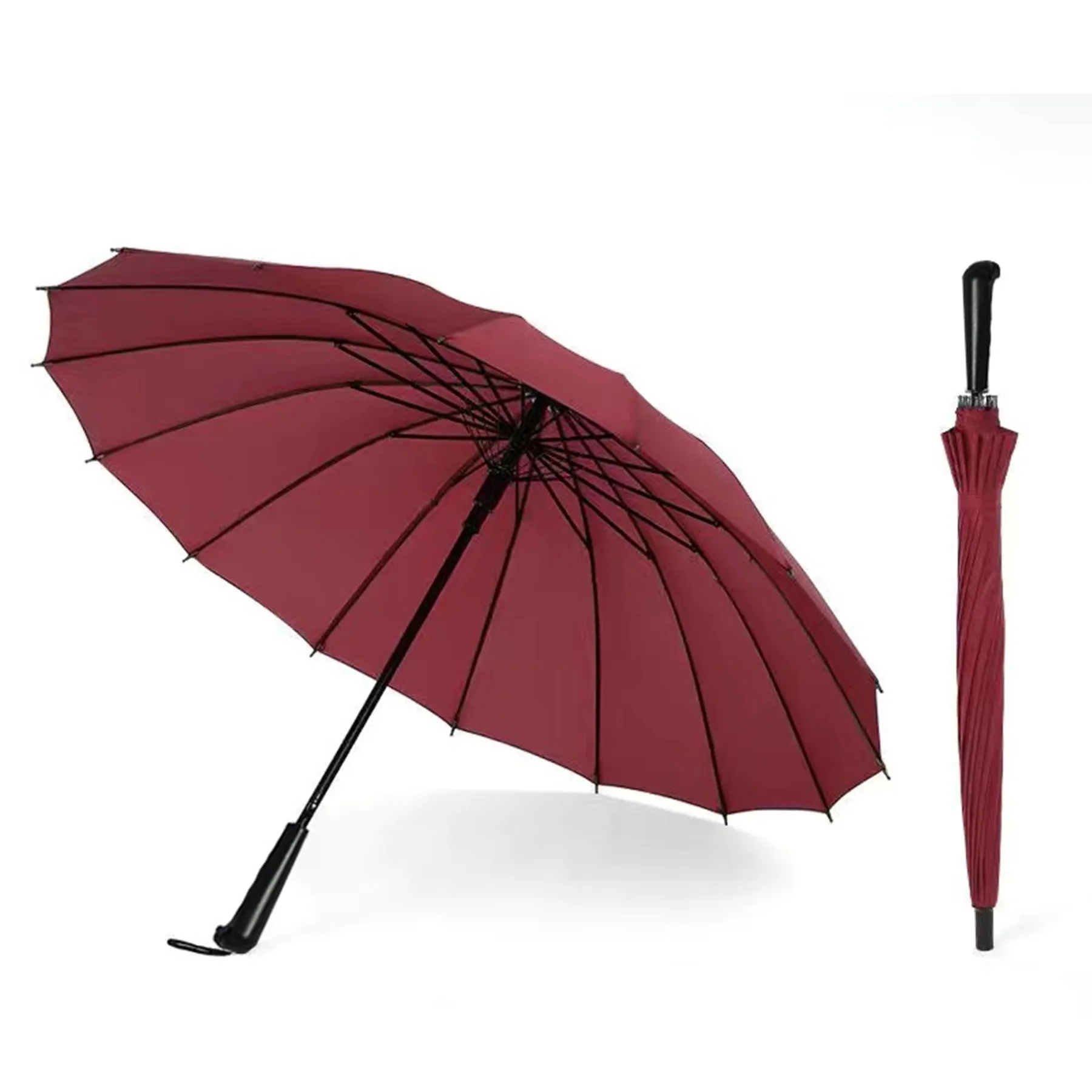 40" Arc Windproof Long Handle Golf Umbrella 2