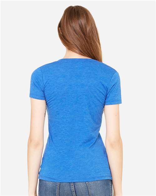 Women's Triblend Deep V-Neck Tee - 8435 11
