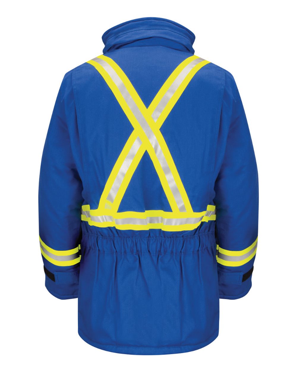 Men's Long Deluxe Parka With Reflective Trim - EXCEL FR® ComforTouch - JLPCL 11