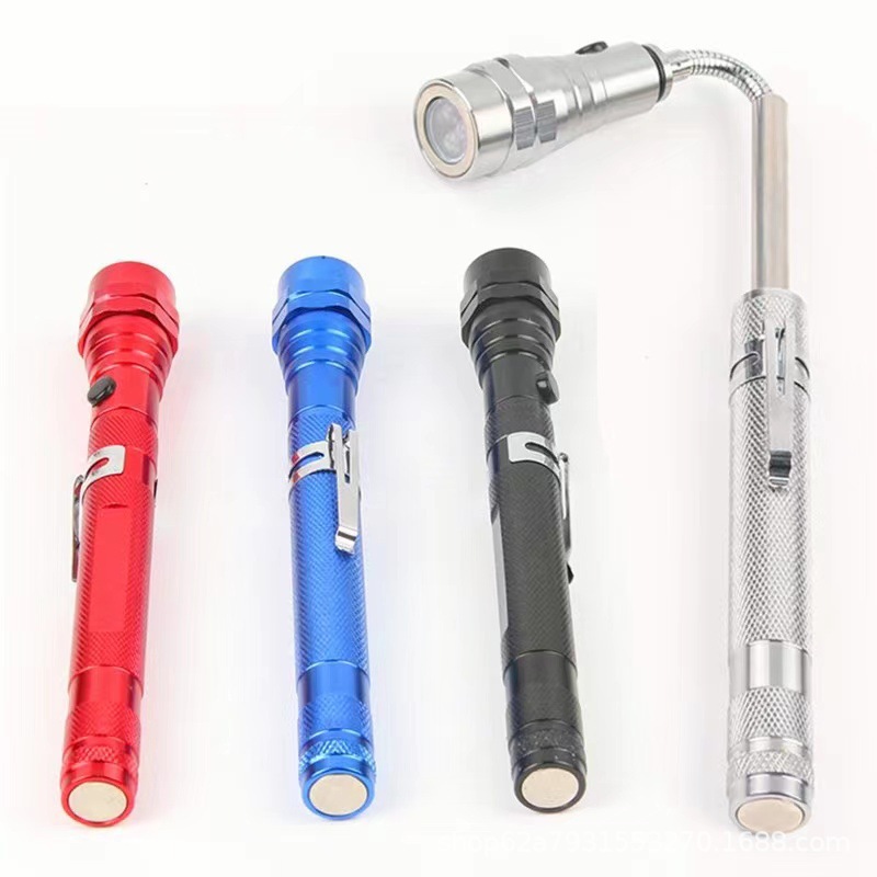 LED Telescopic Flexible Extensible Magnetic Flashlight 2