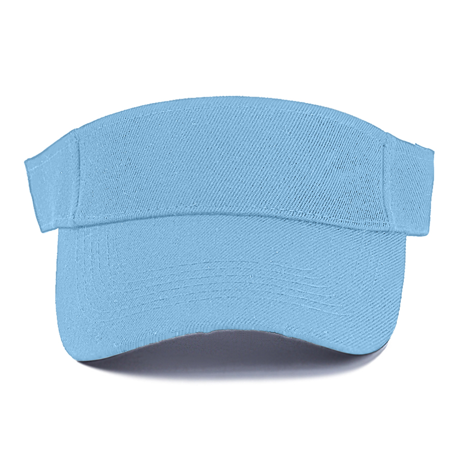 Kids' Stock Solid Color Polyester Visor - Sports Style 39