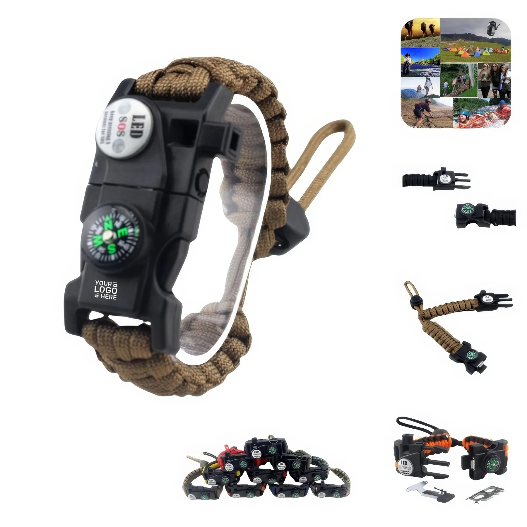 Outdoor Survival Tactical Bracelet 5