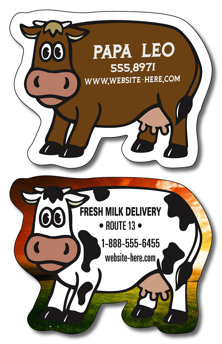 Magnet - Cow Shape (2.63x2.06) - 20 mil. 2