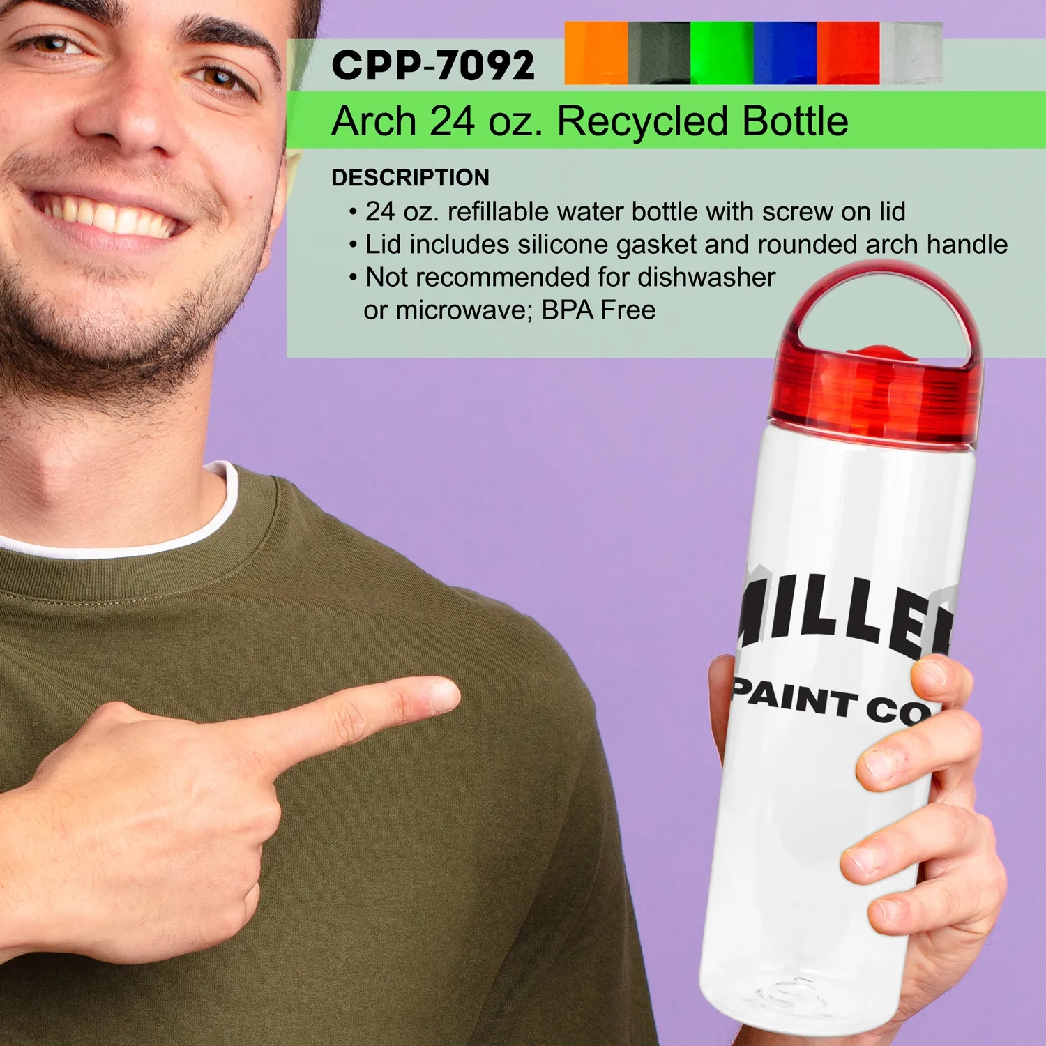 Arch 24 oz. Recycled Bottle 15
