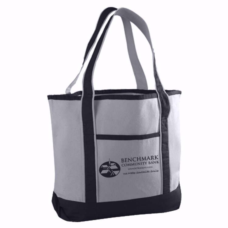 Canvas Deluxe Tote Bag, custom tote bag with logo imprint 11