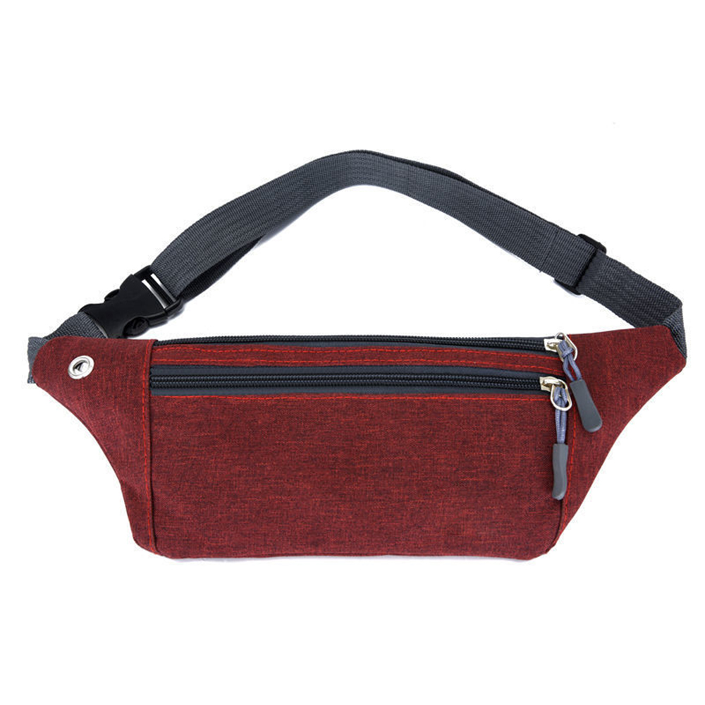 Nylon sports fanny pack waist bag chest bag 7