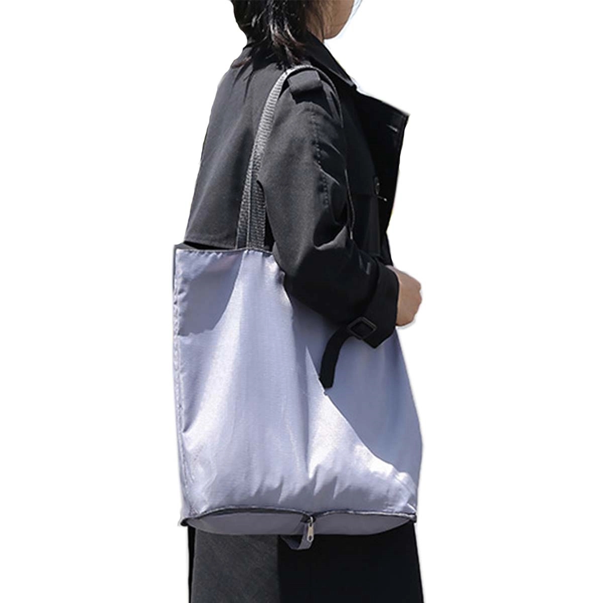 Polyester Shopping Tote Bag, custom tote bag with logo imprint 11