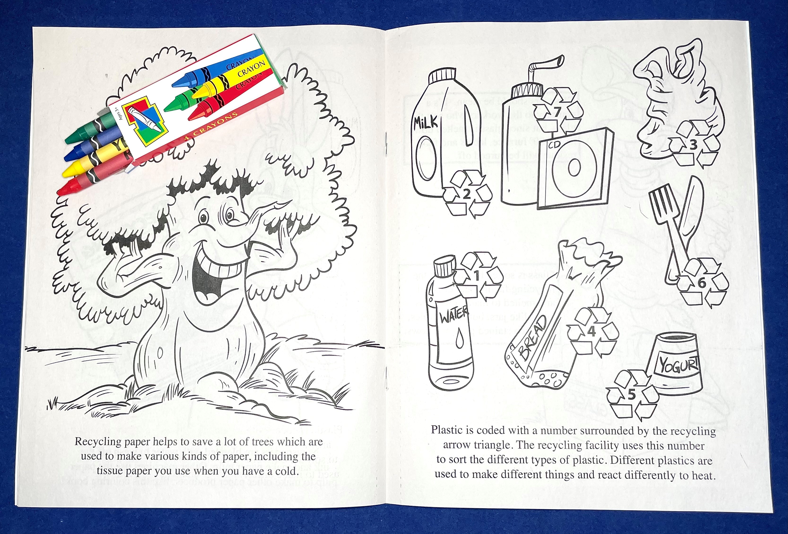 COLORING SET - Recycling Coloring Book Fun Pack 2