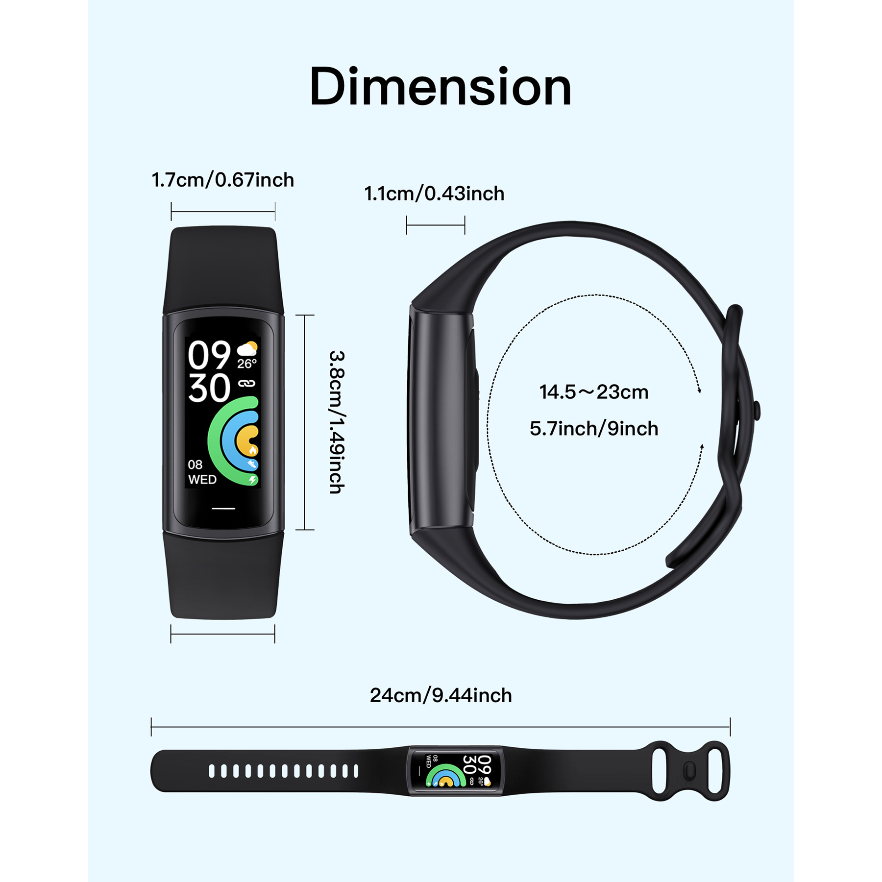 Heart Rate Fitness Tracker 7