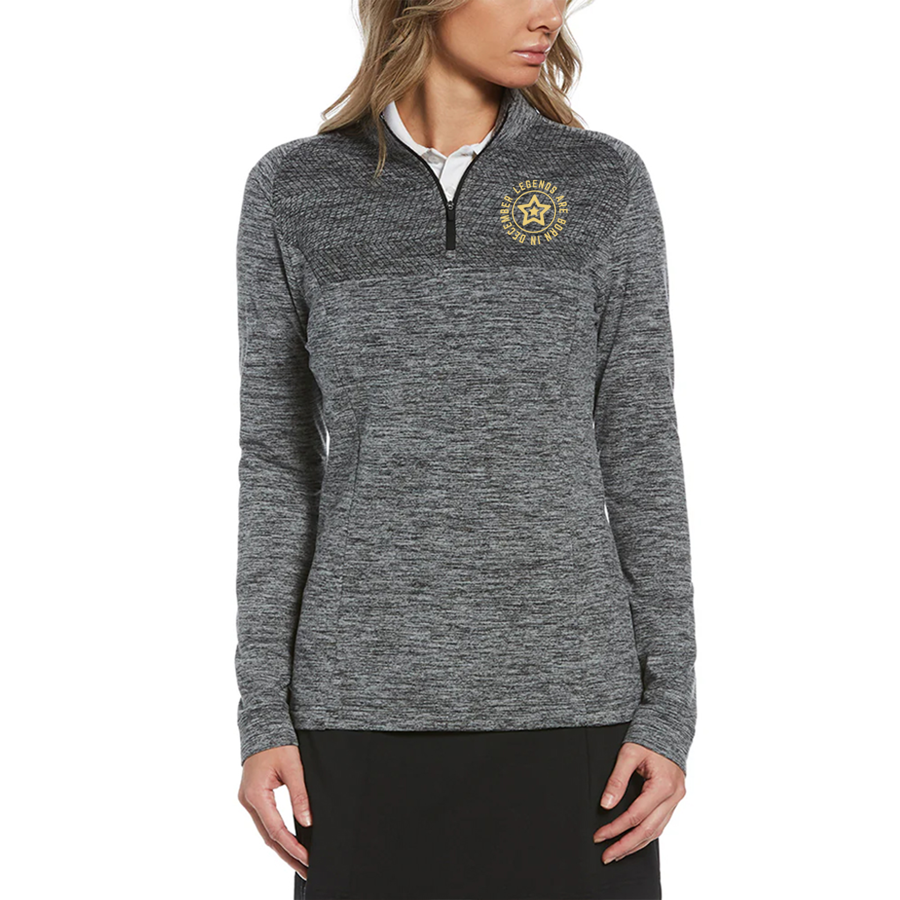 Perry Ellis Ladies Stretch Quarter Zip 1