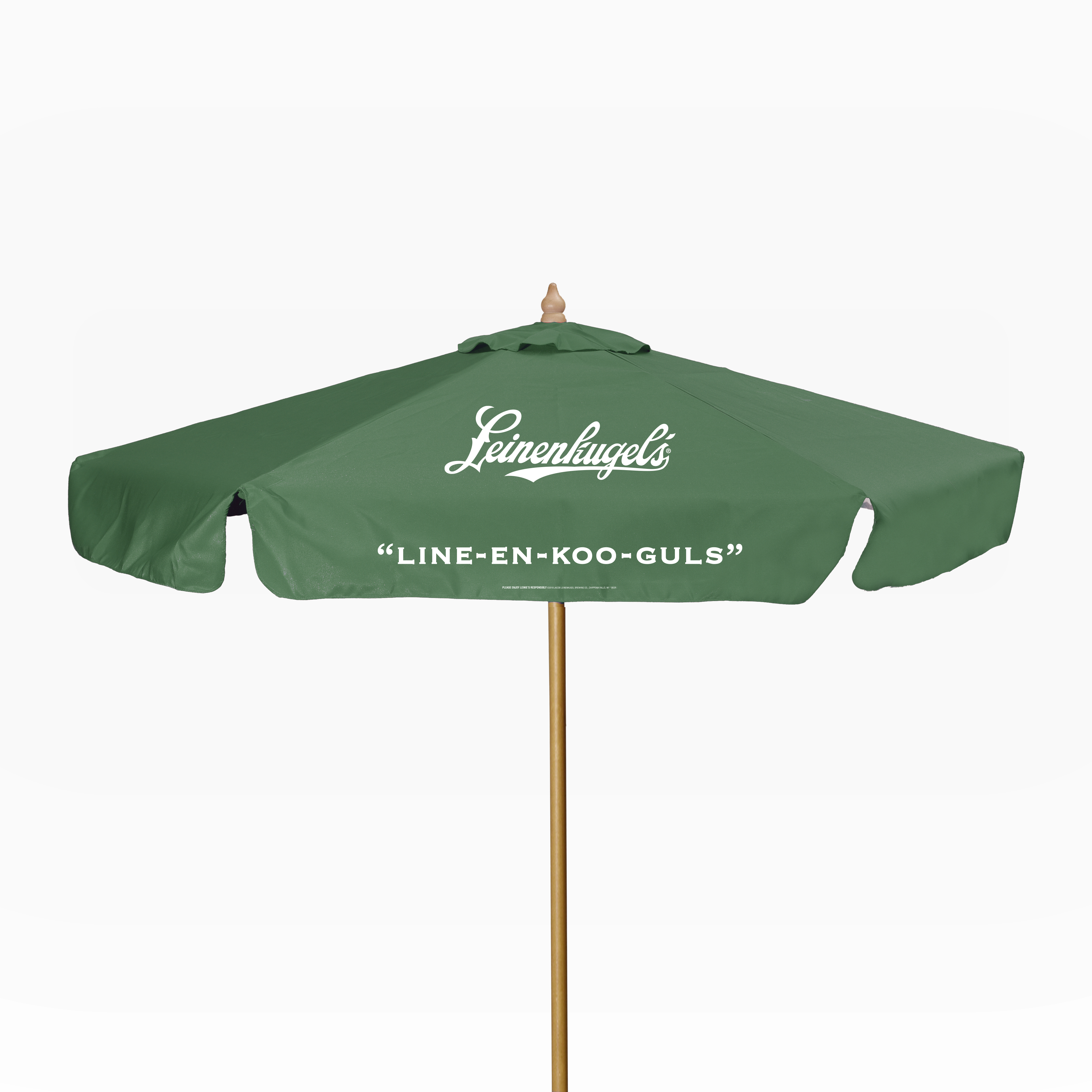 7' Wood Market Umbrella