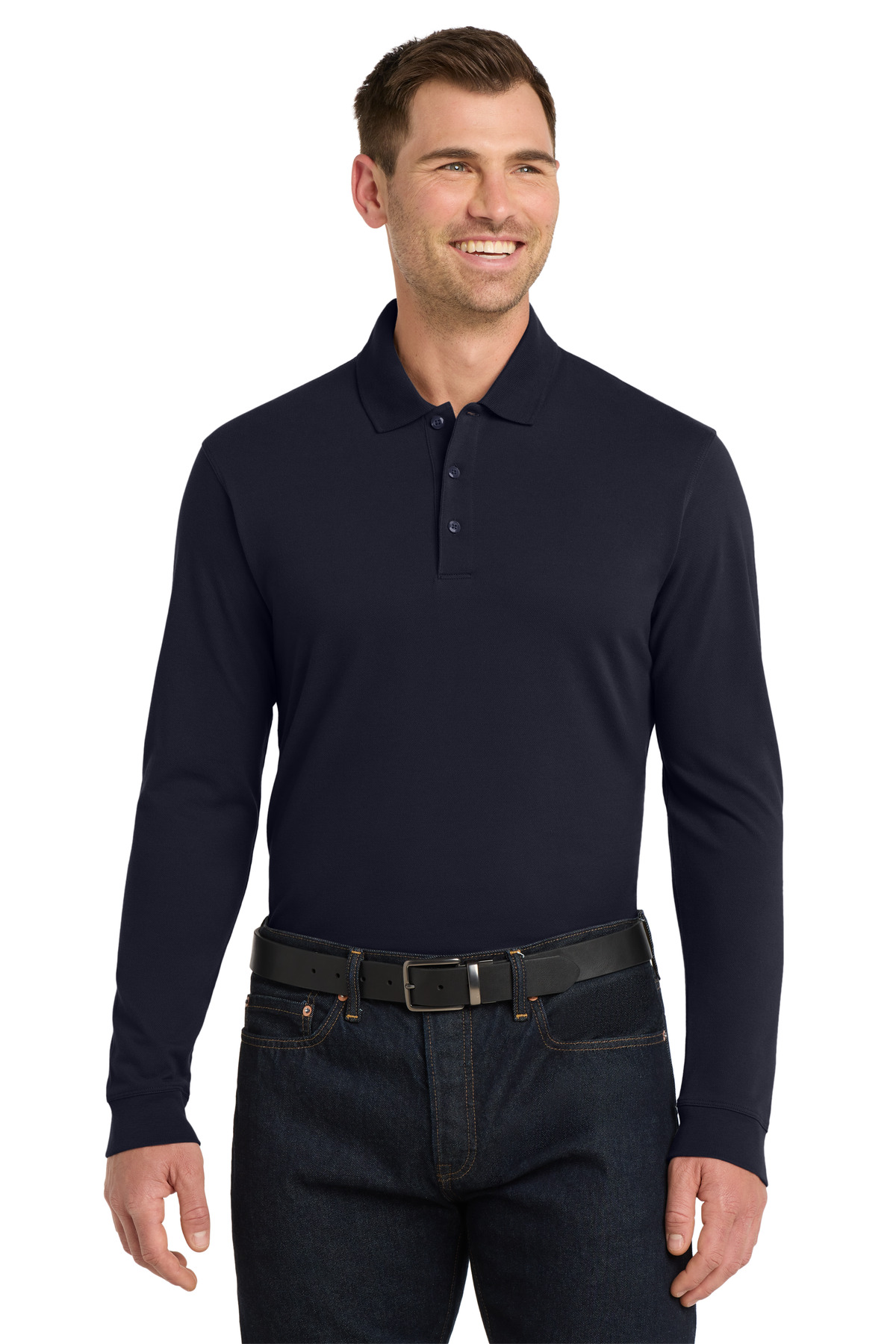 Port Authority EZCotton Long Sleeve Polo. K8000LS 17