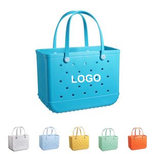 Washable Rubber Beach Tote (direct import)