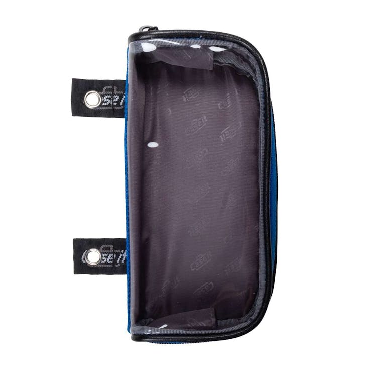 Case-It Pouch Zippered Pencil Case - Clear Black 1