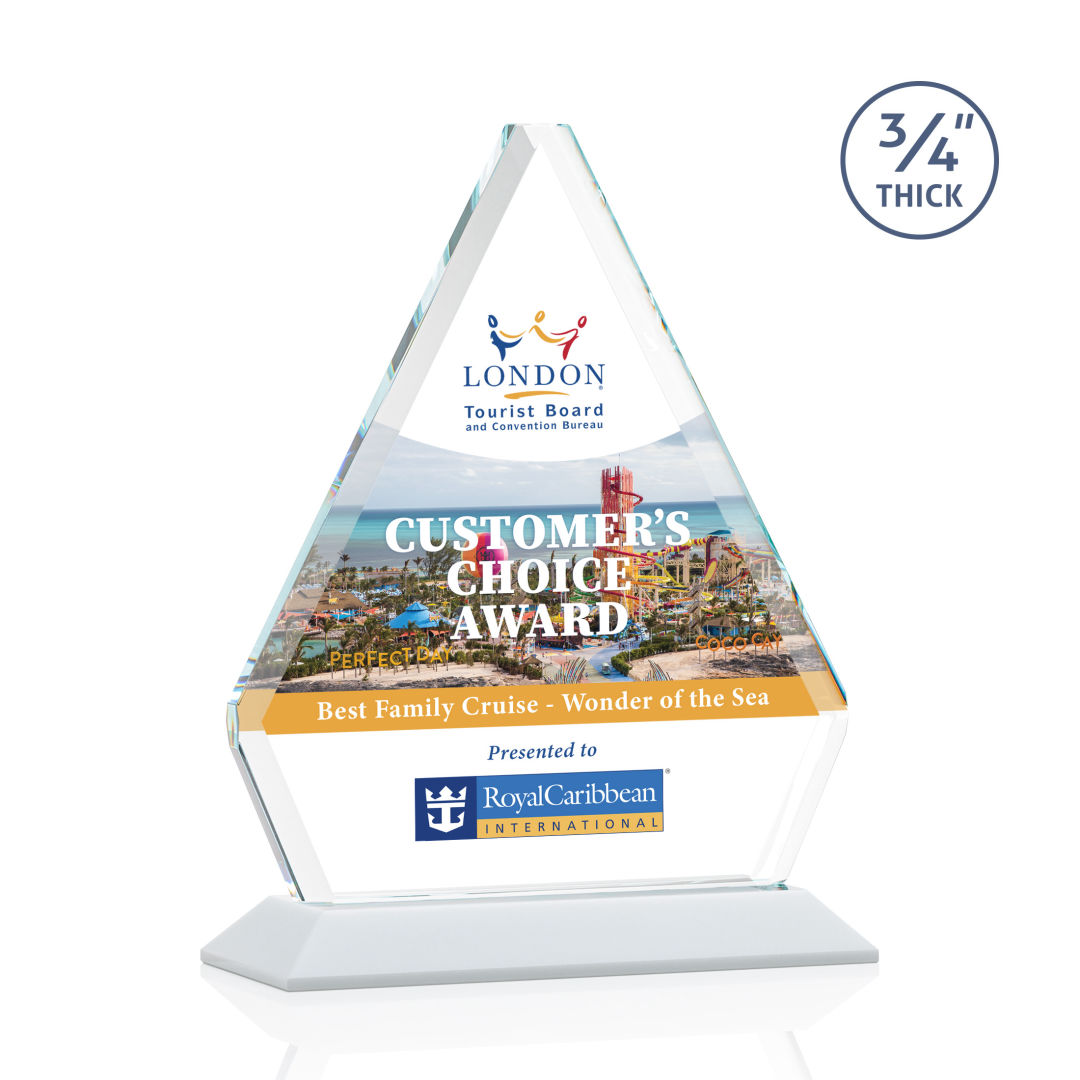 Fyreside VividPrint™ Award - White 5