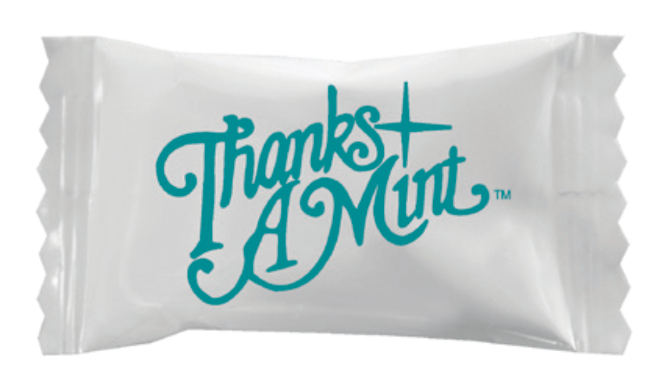 Soft Peppermints in a Thanks A Mint Classic Wrapper 1