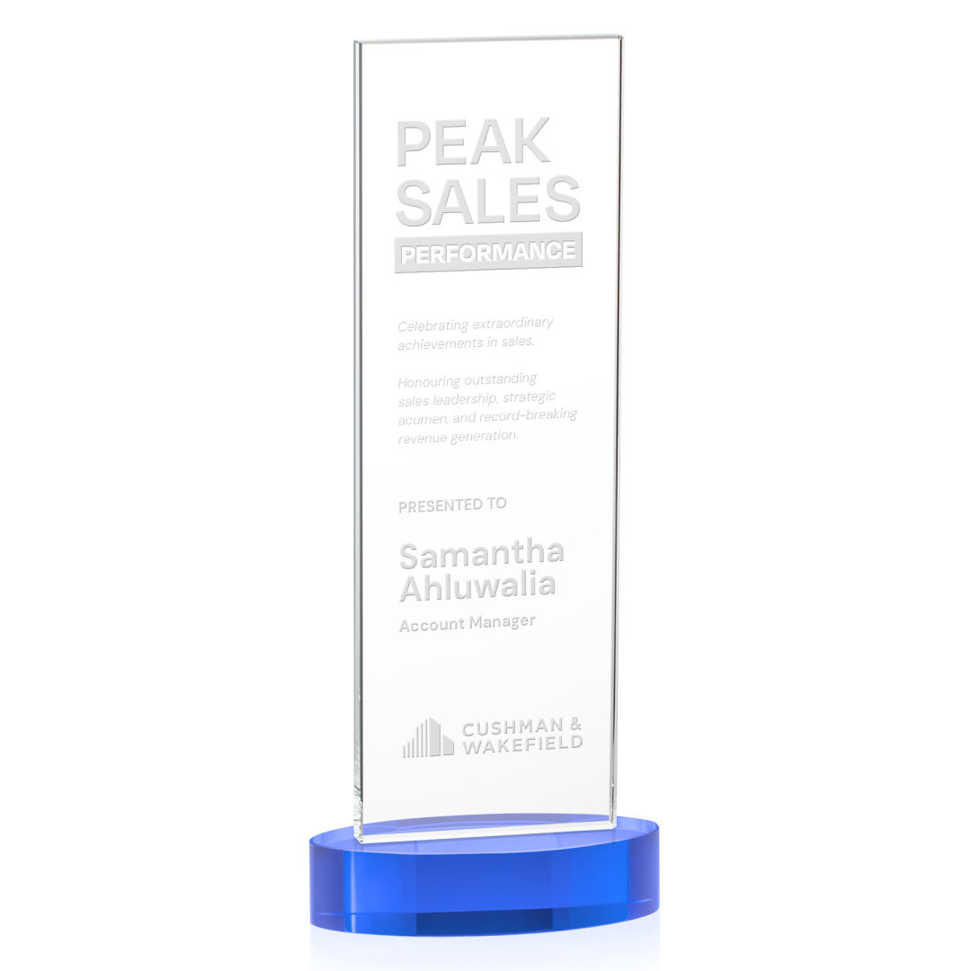 Heathrow Award on Alberton Base - Sky Blue 2