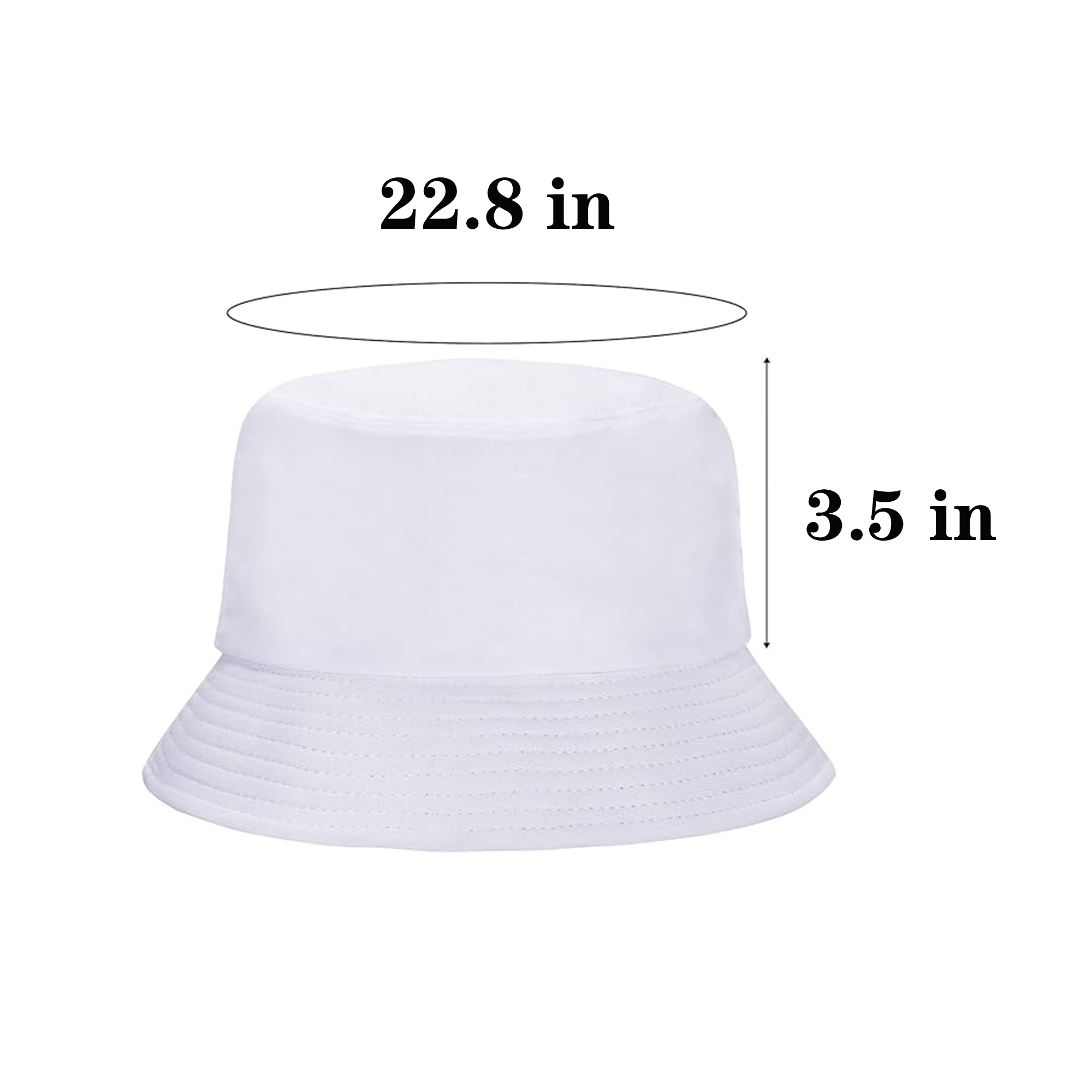 Cotton Bucket Hat Sun Hat Beach Hat 2