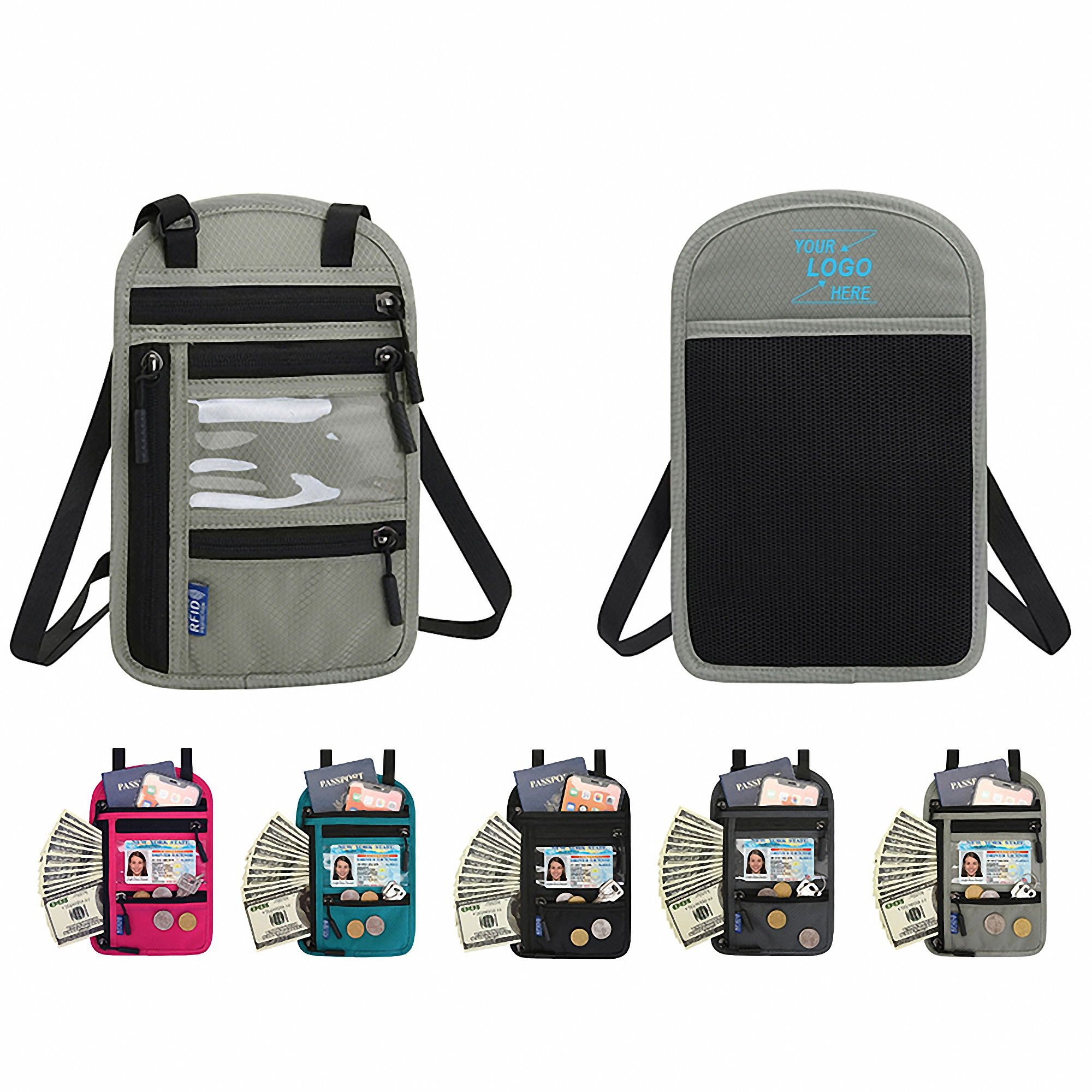 Travel Passport Holder with RFID Blocking 4