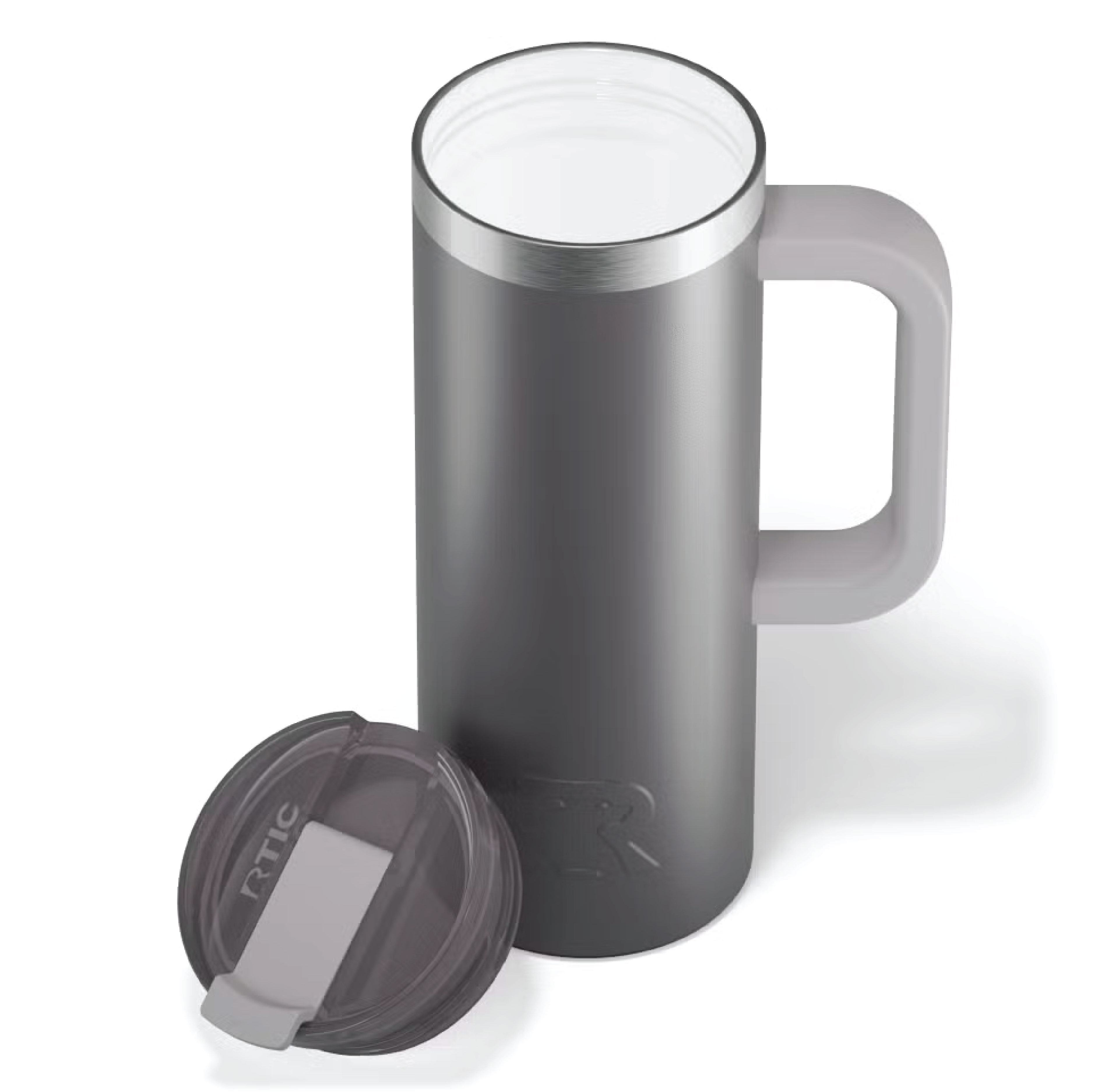 RTIC 20oz Ringed Stainless Steel Ceramic Lined Travel Mug 17