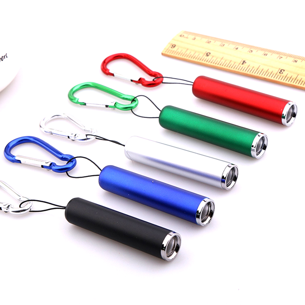 Mini LED flashlight electric torch key ring 5