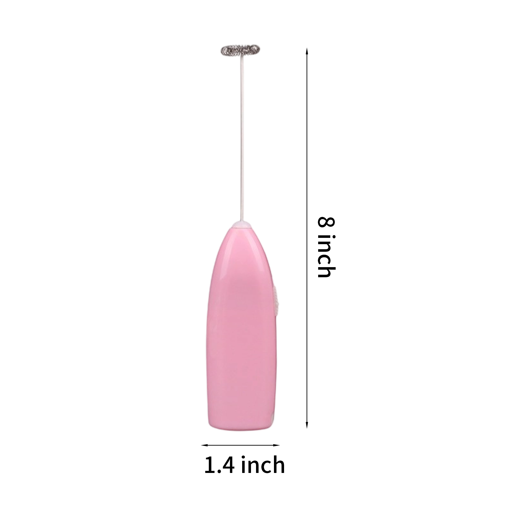 Stainless Steel Handheld Milk Frother With Battery Power 9