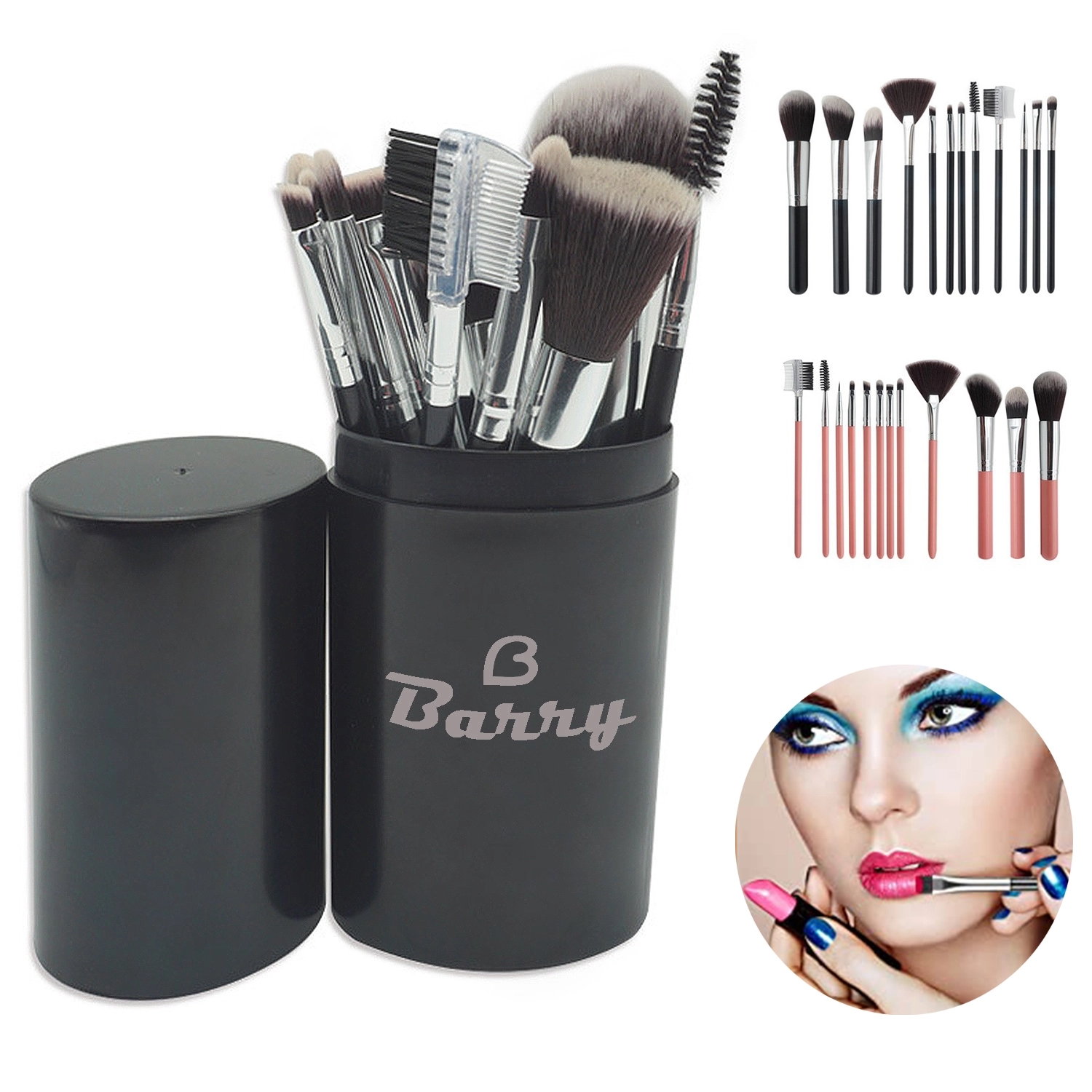 12 Pcs Makeup Brushes Kit 1