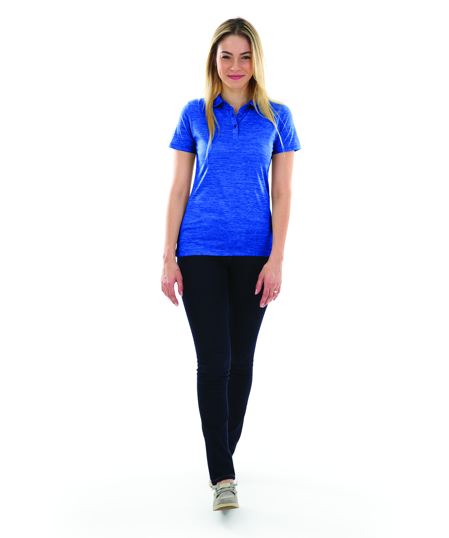 Women's Space Dye Performance Polo 23