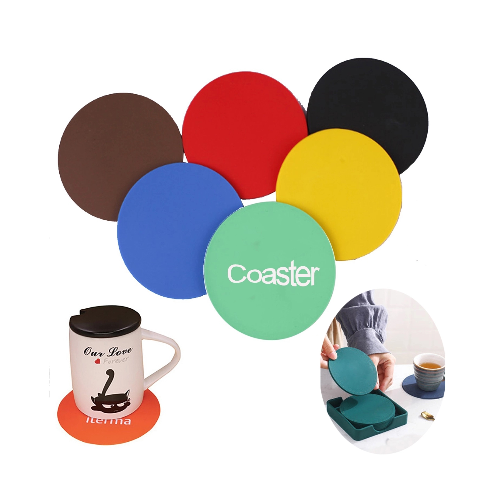 Round Rubber Coaster 2