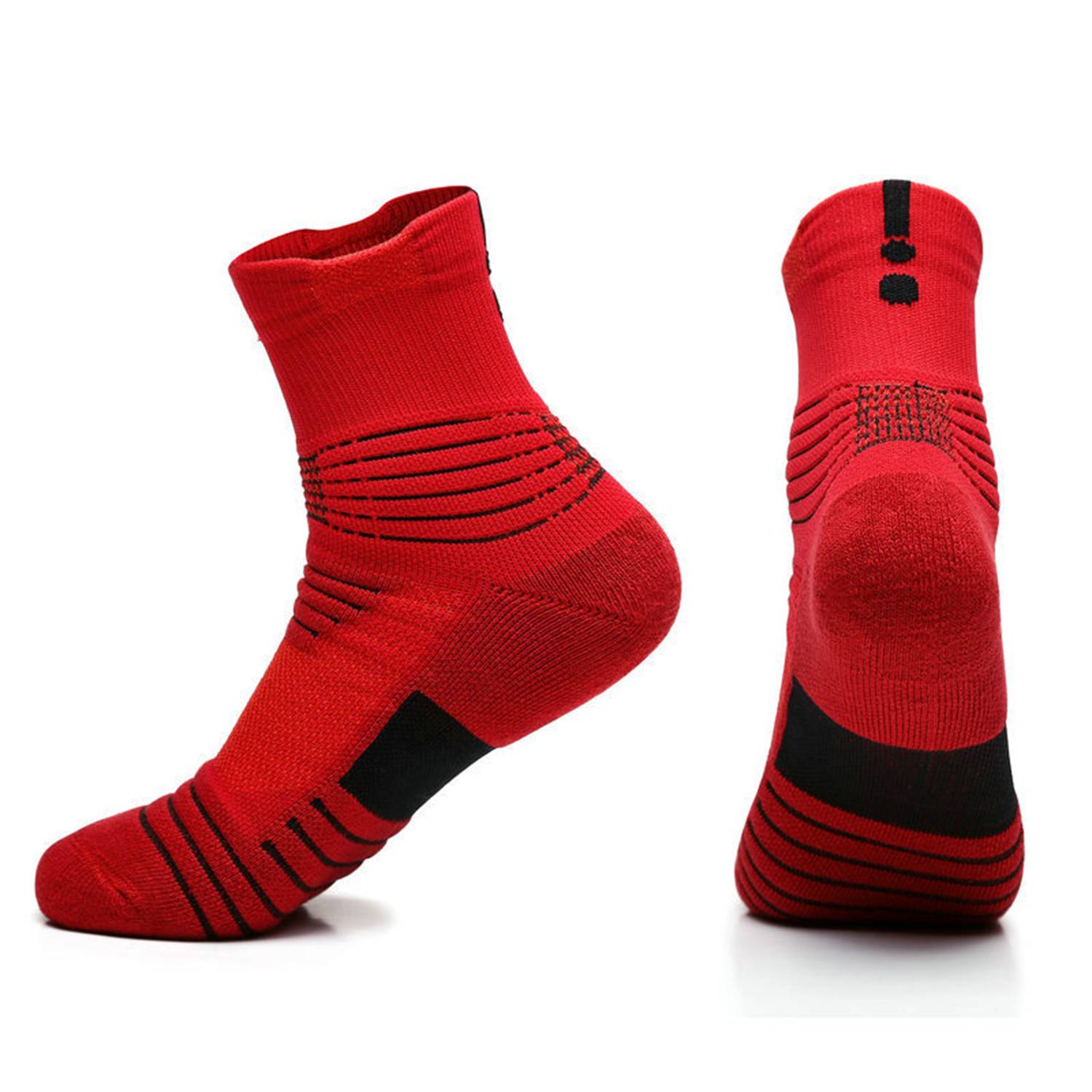 Men's Towel Bottom Non-Slip Sports Boat Socks 2