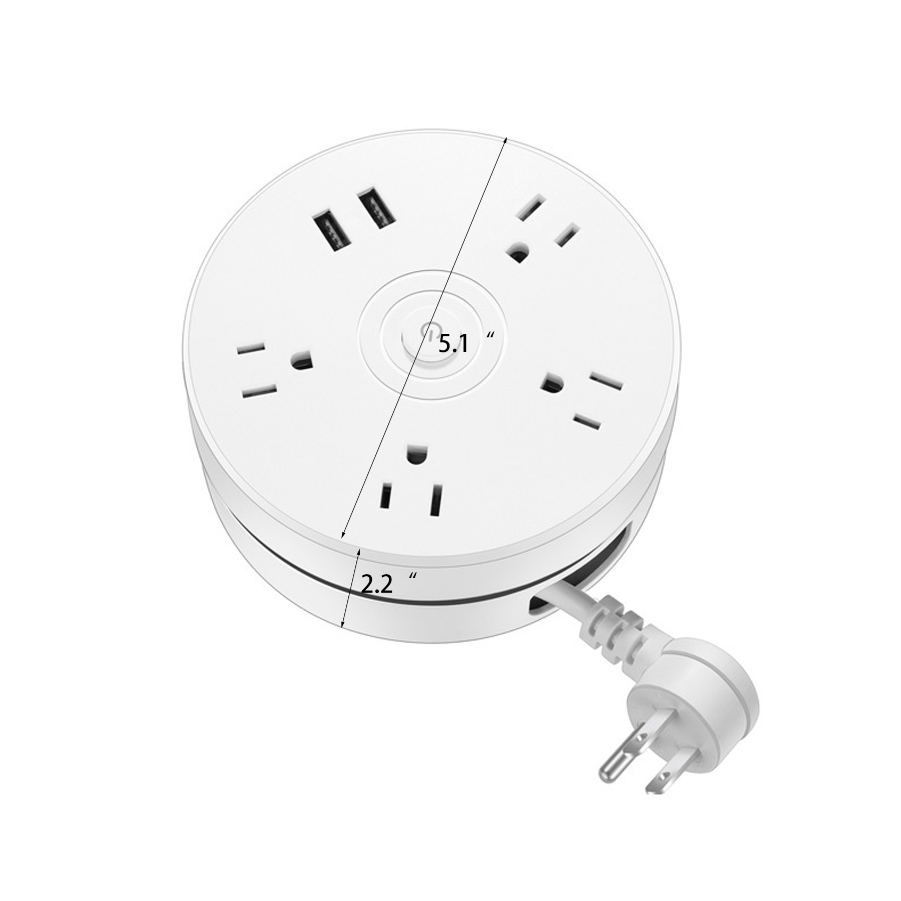 Retractable Power Strip 3