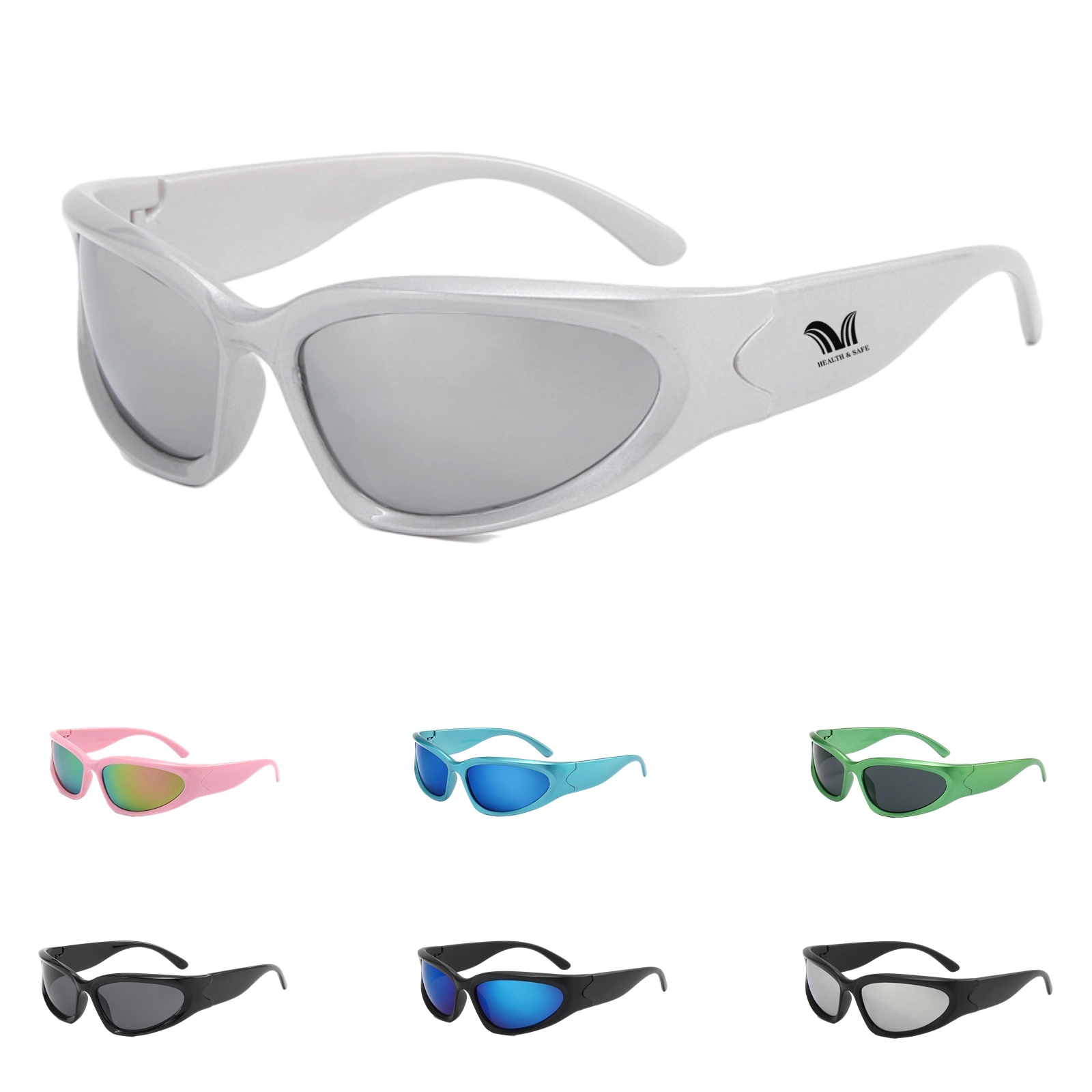 Fashion Narrow Square Frame Sunglasses 3