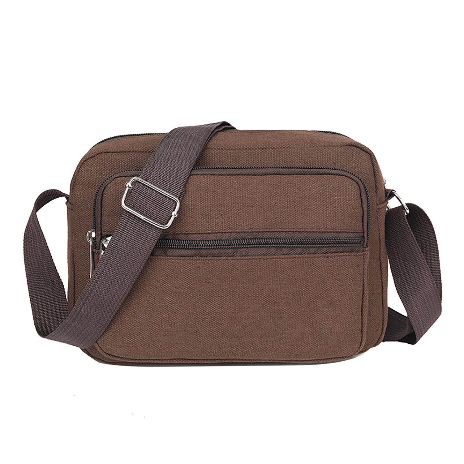 Vintage-Inspired Retro Canvas Crossbody Bag 7